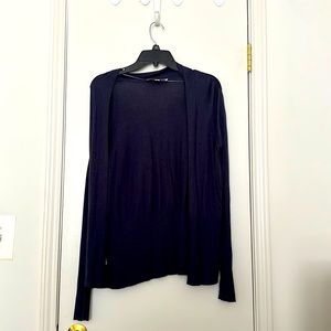 LOFT Navy Long Sleeve Cardigan